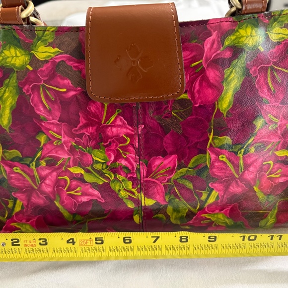 Patricia Nash Handbag / purse Floral Like new Fuchsia - Picture 5 of 5